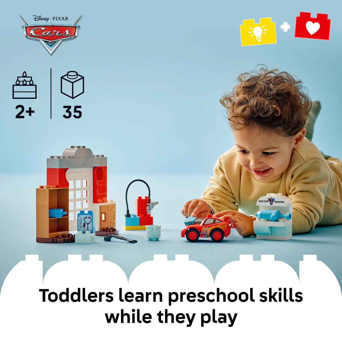 Lego Duplo 10456 Disney Cars McQueen's Visit To Doc's Garage