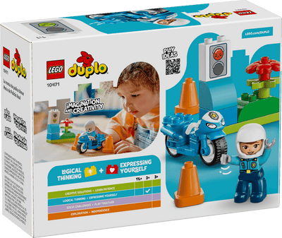 Lego Duplo 10471 Blue Police Motorcycle