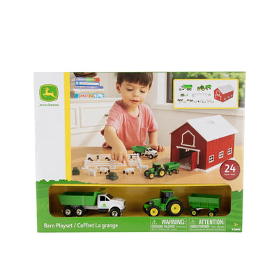 John Deere 24pc Farm Playset 1:64