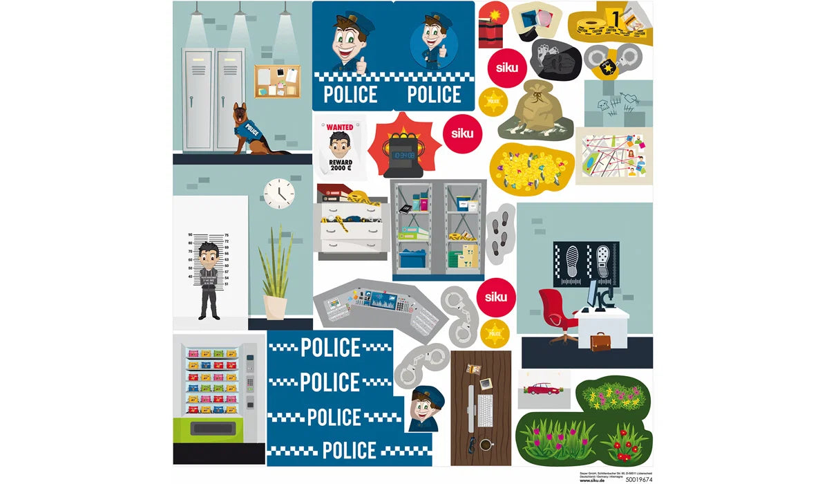 Siku Police Station Playset 1:50