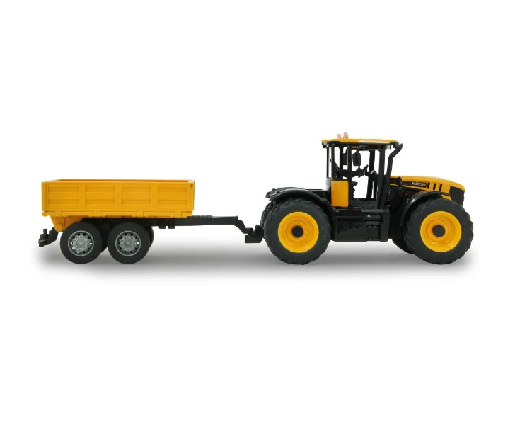 JCB Remote Control Farm Tractor With Tipping Trailer 1:24