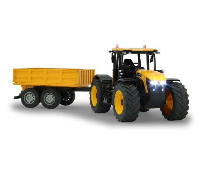 JCB Remote Control Farm Tractor With Tipping Trailer 1:24
