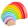 First Learning Wooden Rainbow Stacking Toys