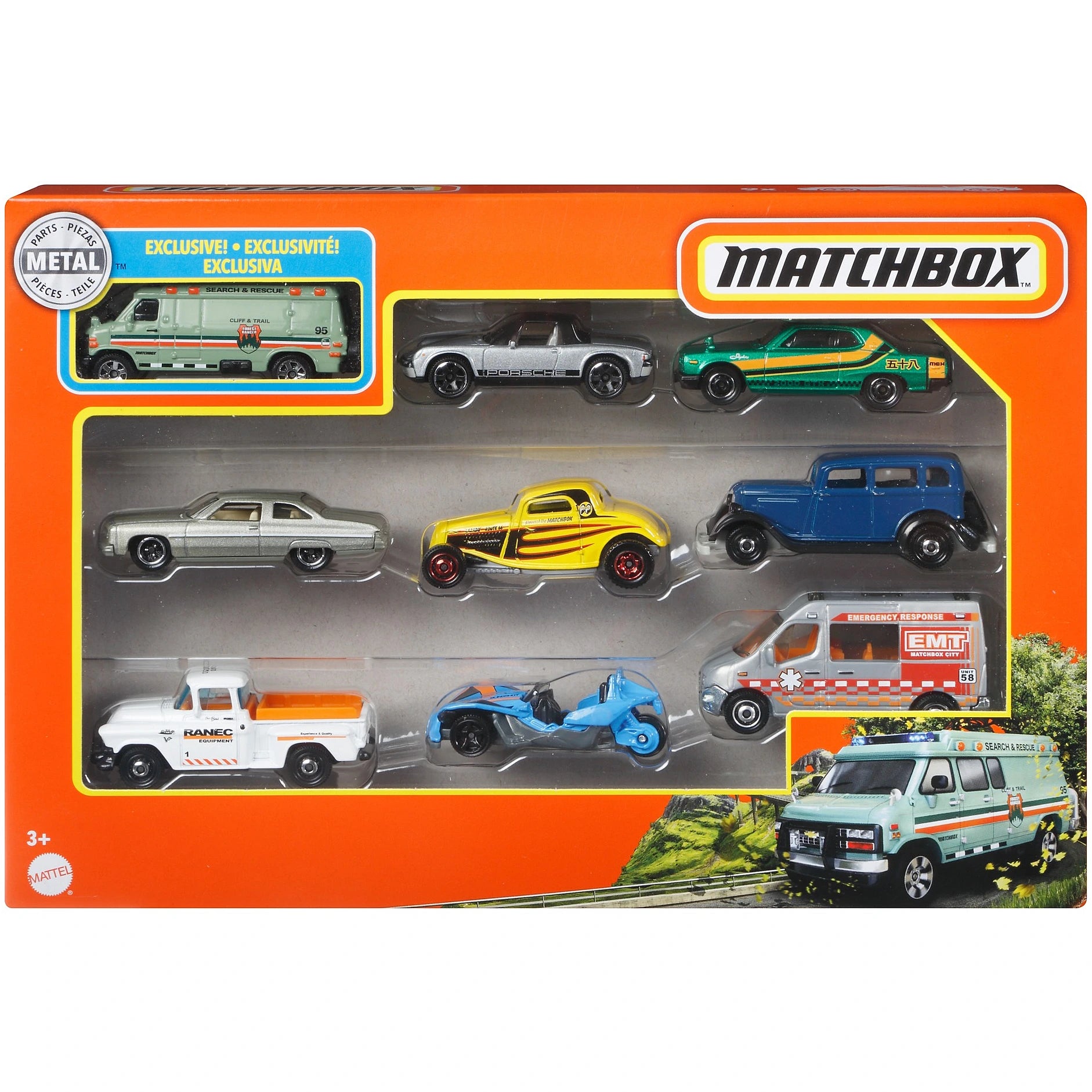 Matchbox Cars 9 Pack Assorted