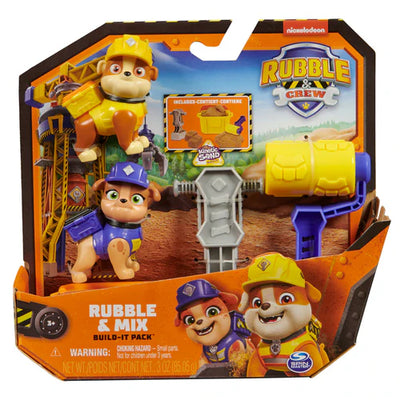 Paw Patrol Rubble And Crew Rubble And Mix Build It Pack