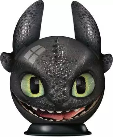 Dreamworks Dragons 72pc 3D Jigsaw Puzzle Ball 7.5"