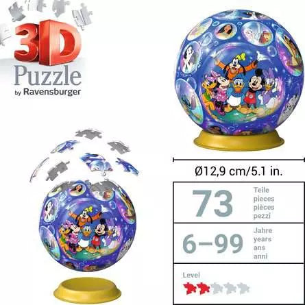 Disney 3D Jigsaw Puzzle Ball