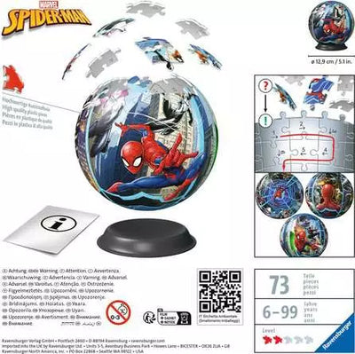 Spiderman 72pc 3D Jigsaw Puzzle