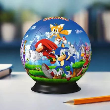 Sonic The Hedgehog 72pc 3D Jigsaw Puzzle Ball