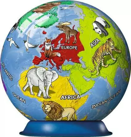 Ravensburger Childrens Globe 72pc 3D Jigsaw Puzzle Ball
