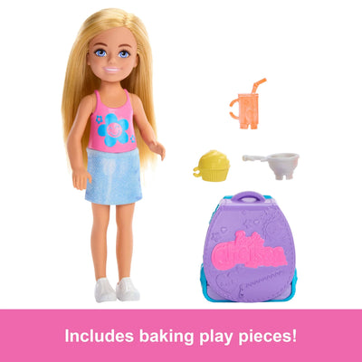 Barbie Family And Friends Chelsea Doll And Cupcake Baking Backpack Accessories