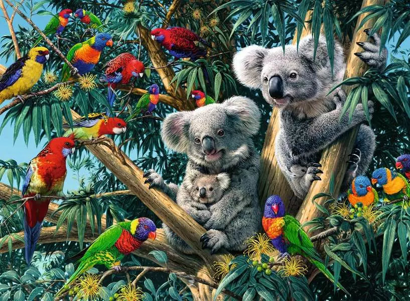 Ravensburger Koalas In A tree 500pc Jigsaw Puzzle