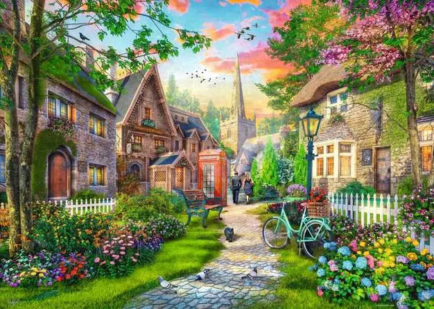 Ravensburger Church Lane 1000pc Jigsaw Puzzle
