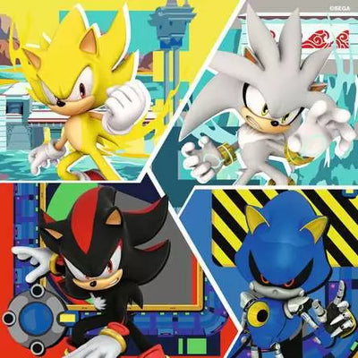Sonic The Hedgehog 3 x 49pc Jigsaw Puzzles