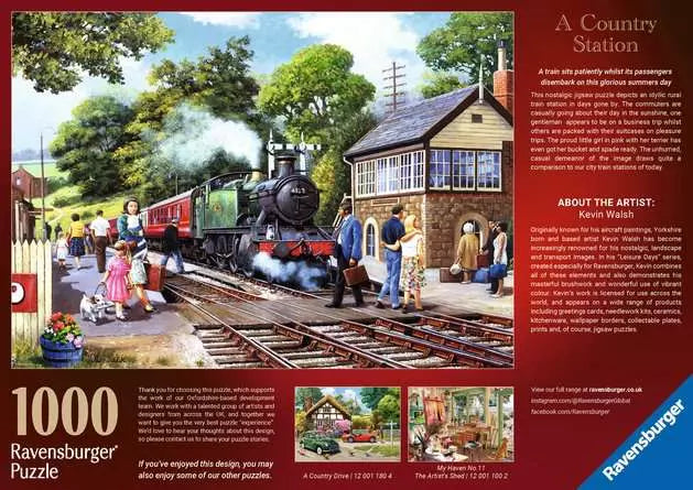 Ravensburger A Country Station 1000pcs Jigsaw Puzzle