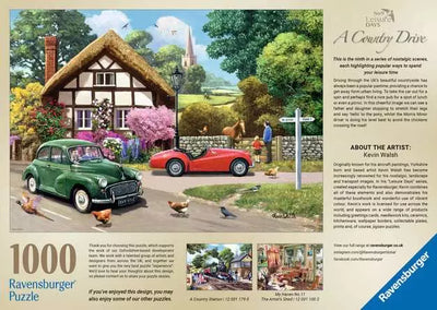 Ravensburger A Country Drive 1000pc Jigsaw Puzzle