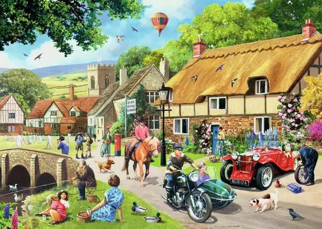 Ravensburger Summer Village 1000pc Jigsaw Puzzle
