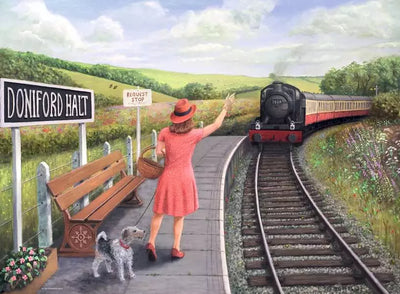 Ravensburger Lady On The Platform 500pc Jigsaw Puzzle