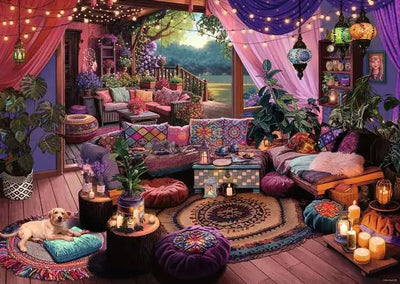 Ravensburger Boho Retreat 1000pc Jigasw Puzzle