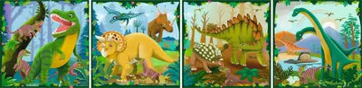 Ravensburger Puzzle Up  4 In A Box Dinosaurs Jigsaw Puzzle