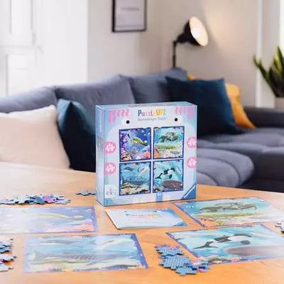 Ravensburger Puzzles Up 4 In A Box Ocean Life Jigsaw Puzzles