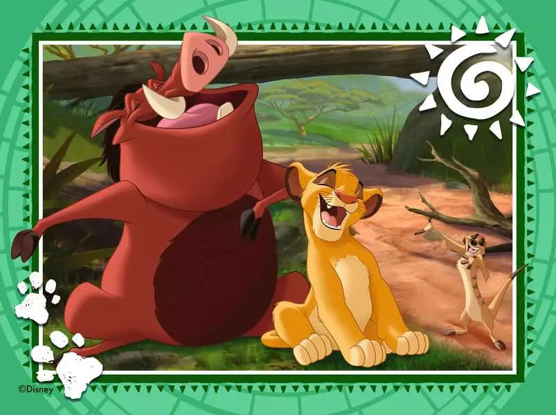 Disney The Lion King 4 In A Box Jigsaw Puzzles