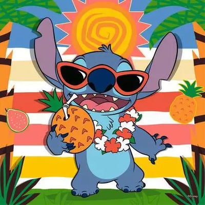 Disney Stitch 3 x 49pc Jigsaw Puzzles