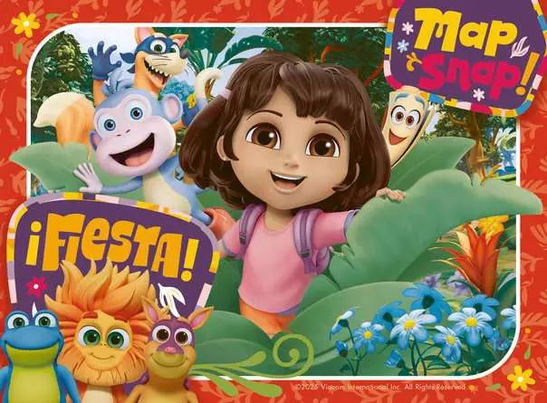 Dora 4 In A Box Jigsaw Puzzle