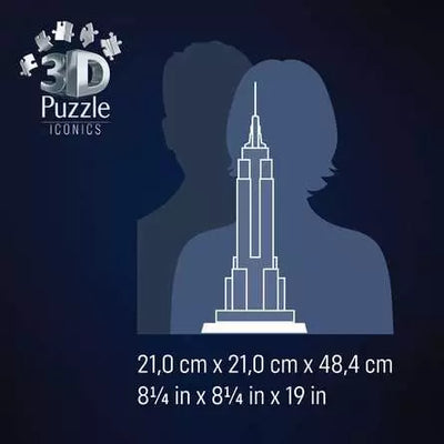 Ravensburger Icons 3D Jigsaw Puzzle Empire State Building With Light