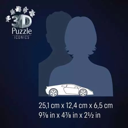 Ravensburger Iconics 3D Jigsaw Puzzle Lamborghini Huracan EVO