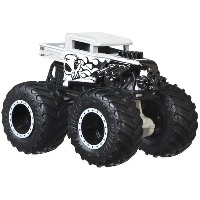 Hot Wheels Monster Trucks Twin Pack 1:64 Bone Shaker And Skelesaurus