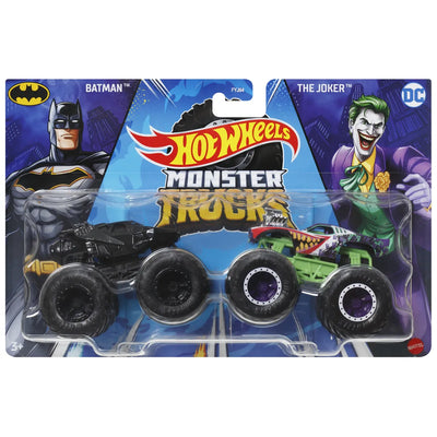 Hot Wheels Monster Trucks Twin Pack 1:64 Batman And The Joker