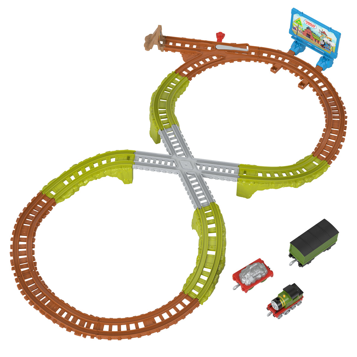 Thomas And Friends Whiff's Recycling Run Track Set