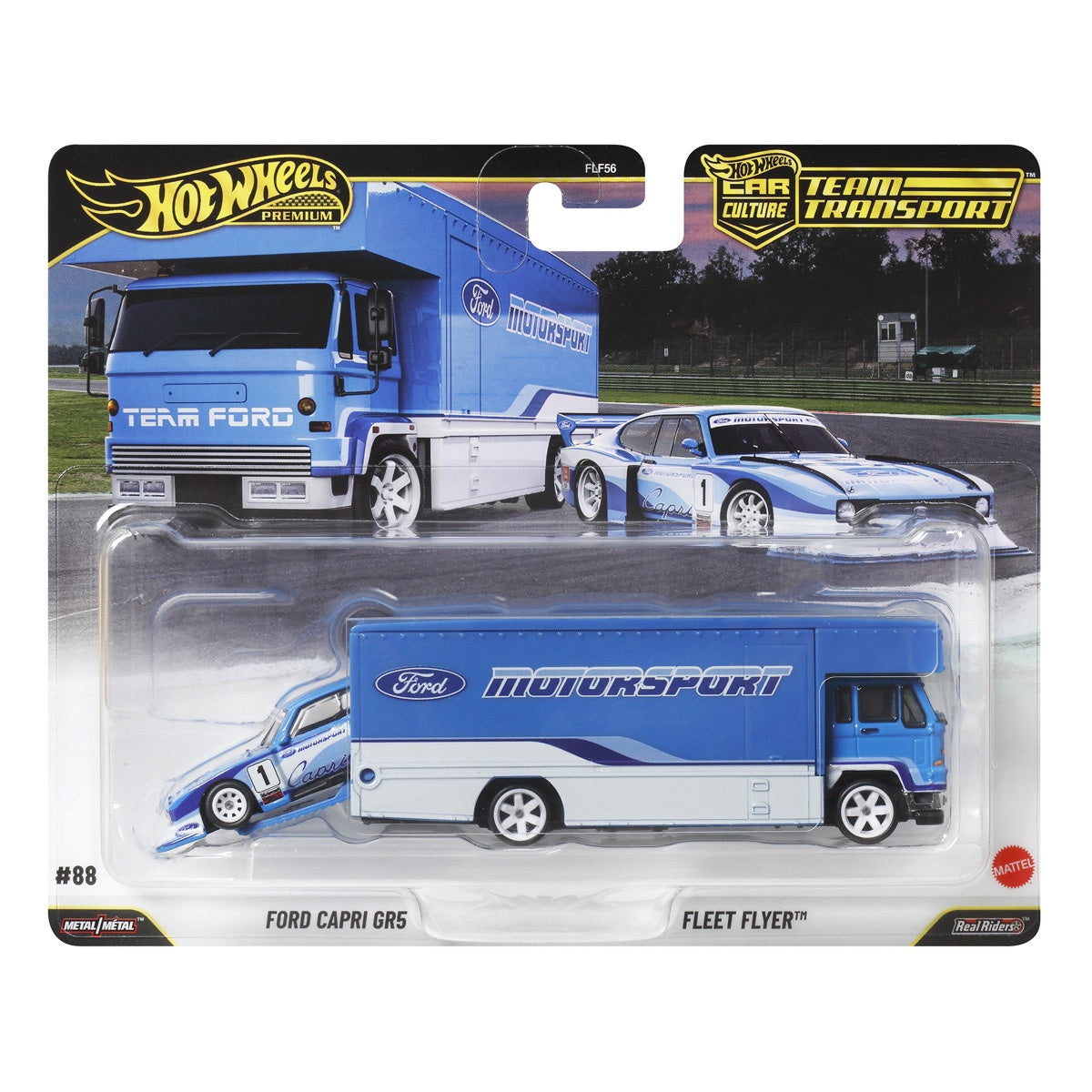 Hot Wheels Team Transport Ford Capri GR5 / Fleet Flyer