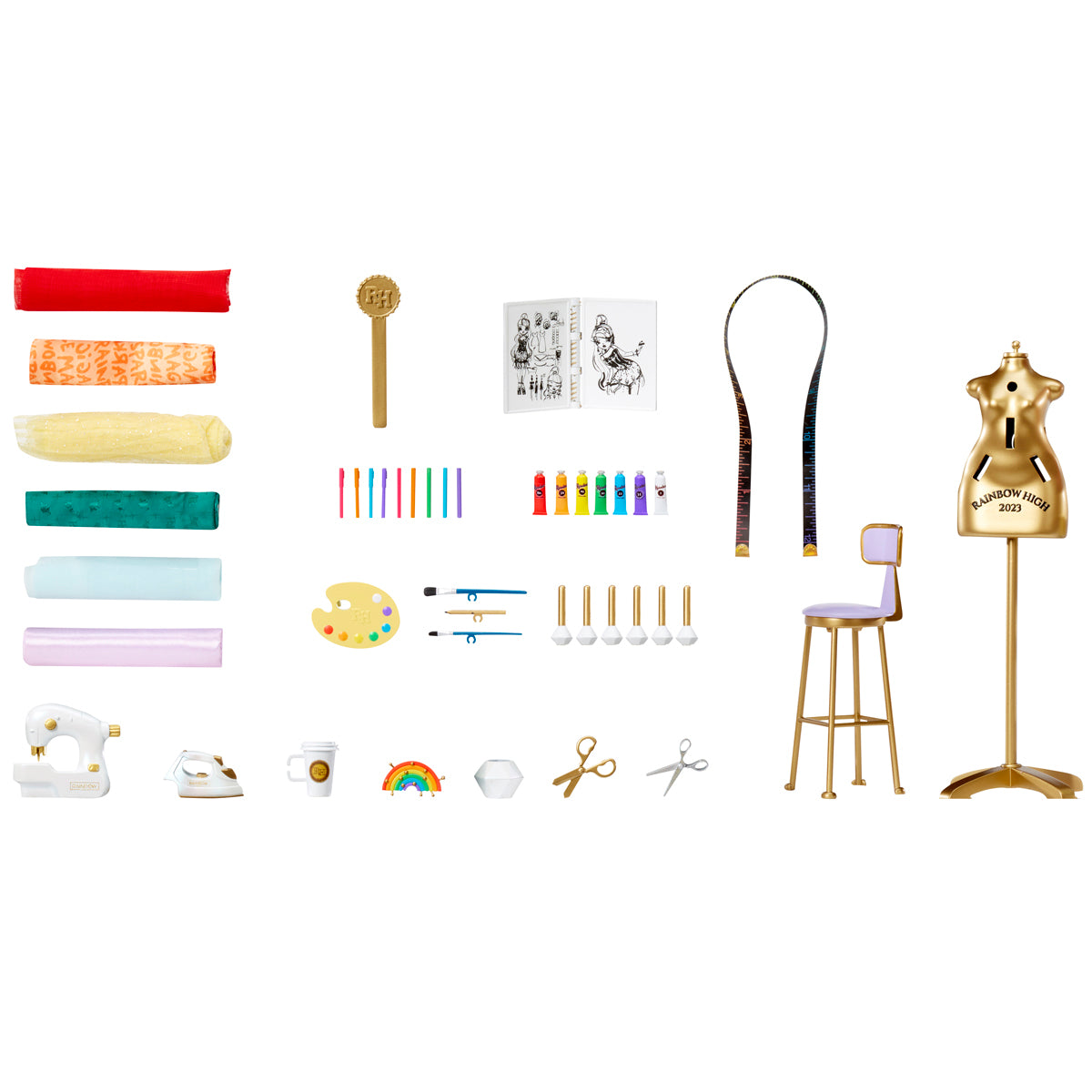 Rainbow High Dream And Design Fashion Studio Playset With Skylar Doll