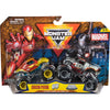 Monster Jam Marvel Iron Man vs War Machine Twin Pack 1:64