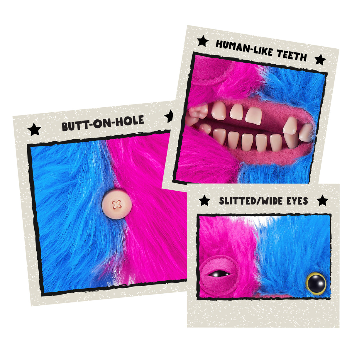 Fuggler Misfit Monsters 9" Funny Ugly Monster Soft Toy Mr Screech