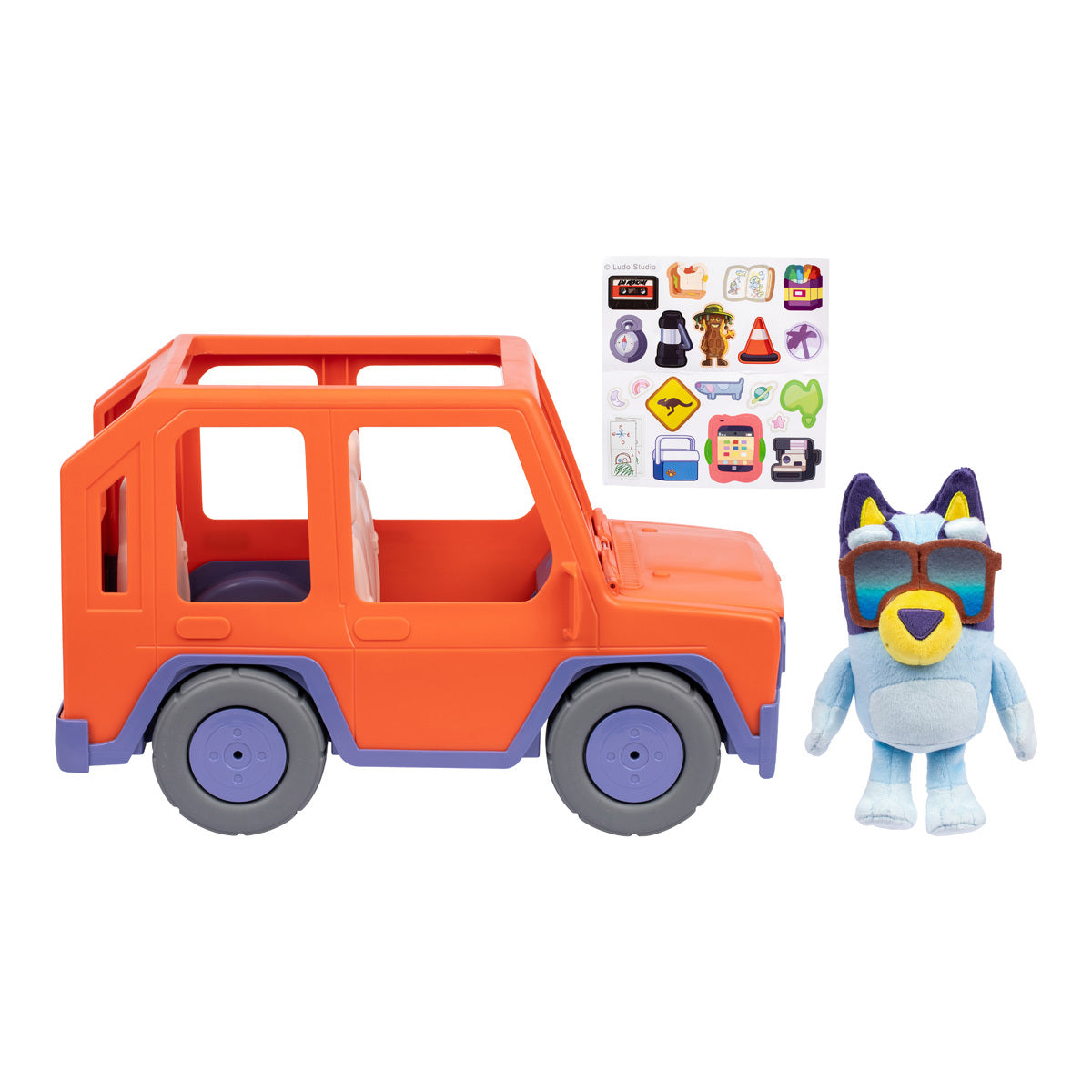 Bluey Big Heeler 4WD Vehicle And Bluey Soft Toy Figure