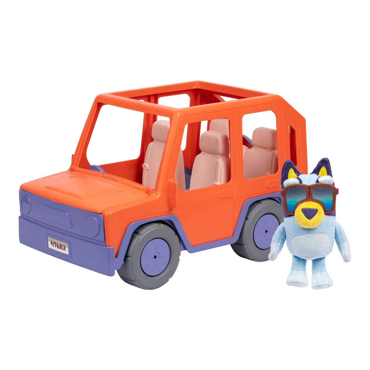 Bluey Big Heeler 4WD Vehicle And Bluey Soft Toy Figure