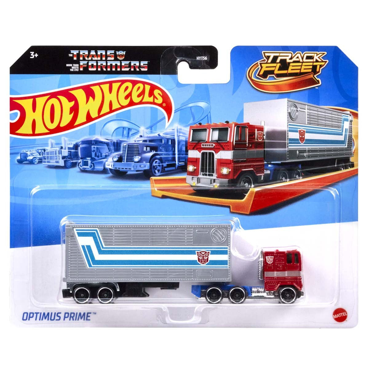 Hot Wheels Track Fleet Hype Hauler Optimus Prime
