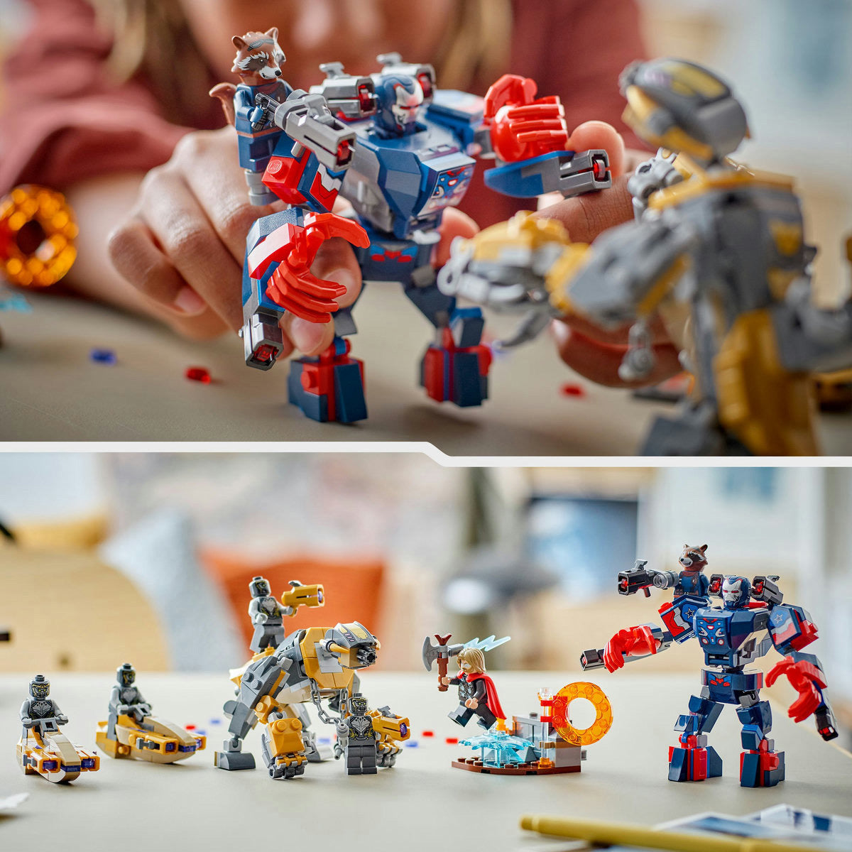 Lego Marvel 76322 Avengers Endgame Thor vs Chitauri