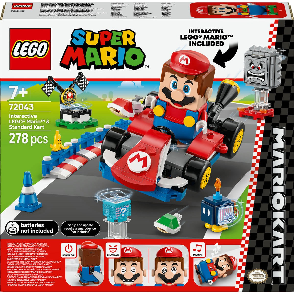 Lego Super Mario 72043 Interactive Lego Mario Standard Kart