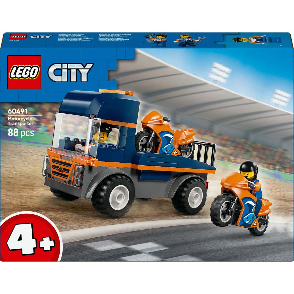 Lego City 60491 Motorcycle Transporter