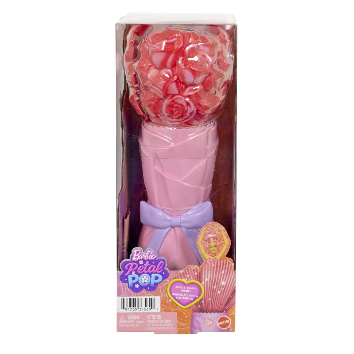 Barbie Petal Pop Doll Red Rose