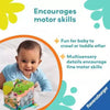 Play Roll And Play Sound Cube Infant Soft Toy Wild Animals