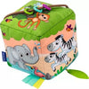 Play Roll And Play Sound Cube Infant Soft Toy Wild Animals