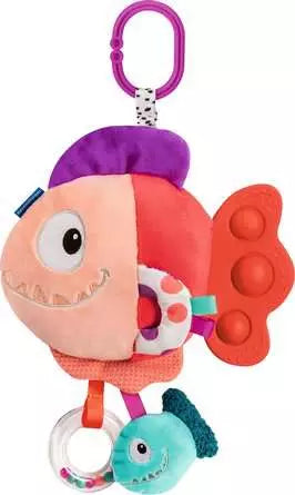 Play Pop It Piranha Infant Soft Toy Red