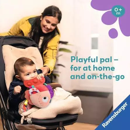 Play Pop It Piranha Infant Soft Toy Red