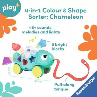 Play Colour And Shape Sorter Chameleon Infant Toy