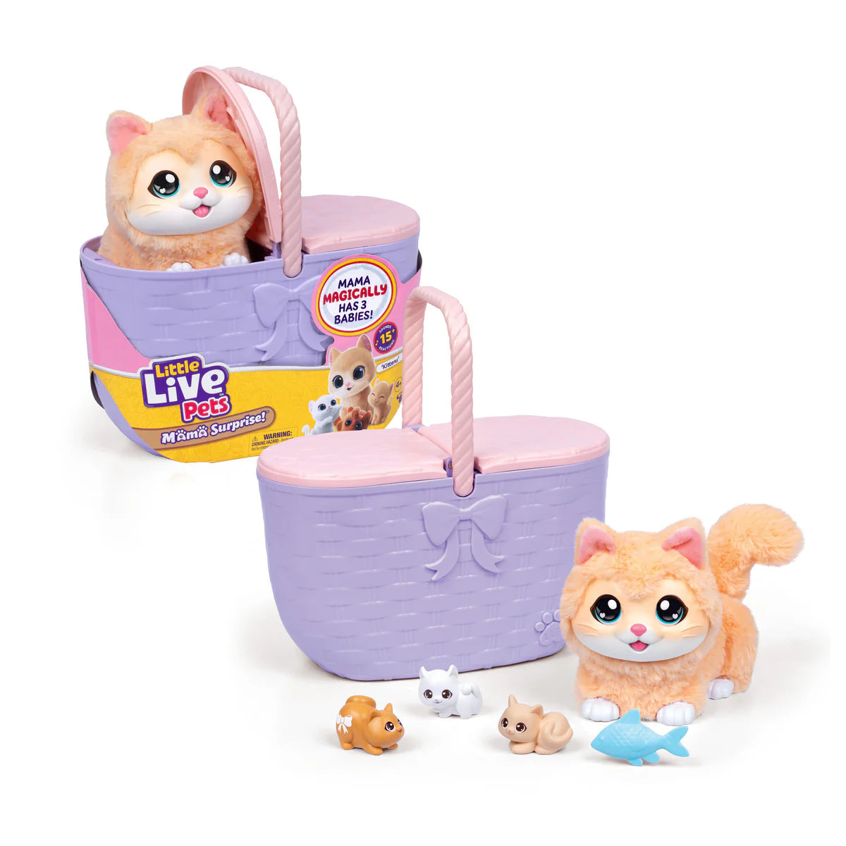 Little Live Pets Mama Surprise Kittens Playset